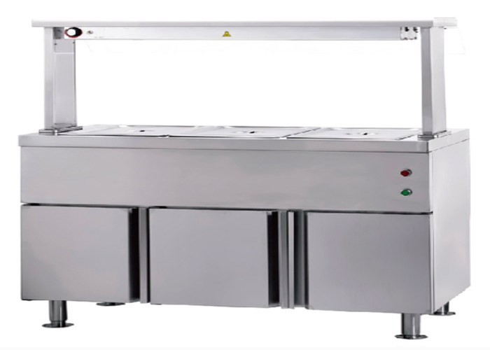 Silk Road Weight 130kg Marine Kitchen Equipment , 220v Electric Hot Cupboard Rating 2kw